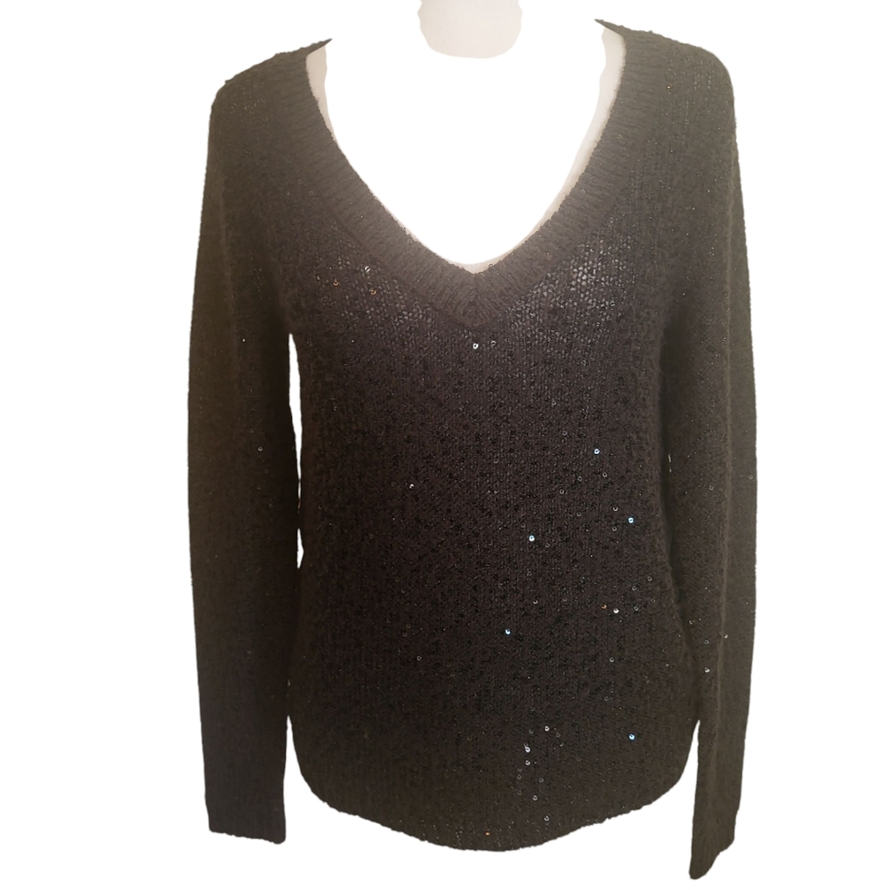 American Eagle Elegant Black Sweater Black sz S